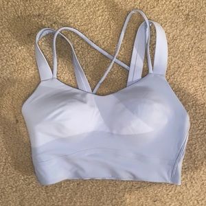 lululemon, baby blue, sports bra